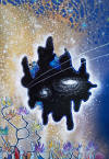 Detail from Starry Eyed Shark, by Lee James Pantas